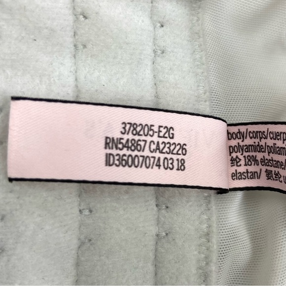 EUC Victoria’s Secret Dream Angels Demi Double Floral Lace Shimmer Bra 32DD - Picture 8 of 12